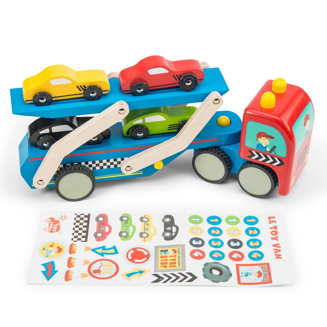 Race Car Transporter Set