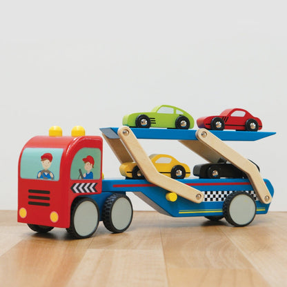 Race Car Transporter Set