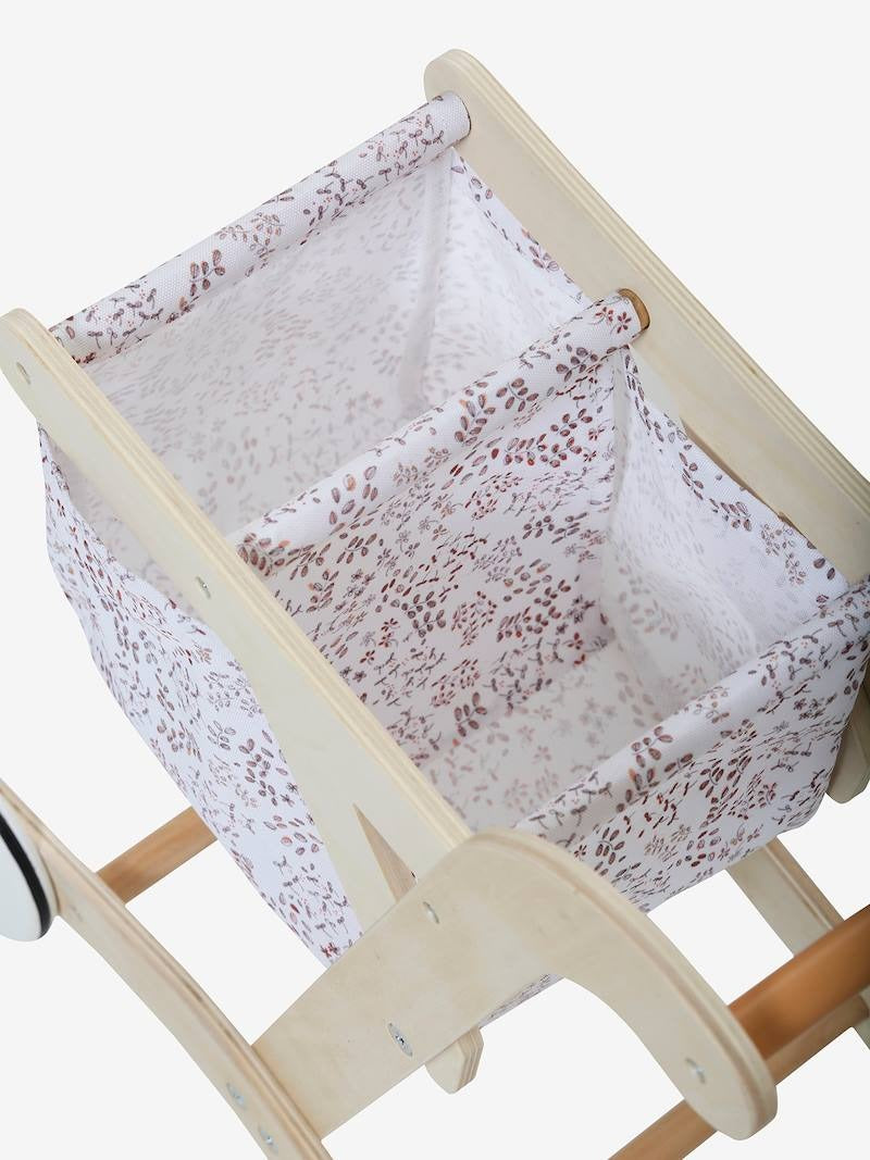 Shopping Trolley in Fabric & FSC® Wood