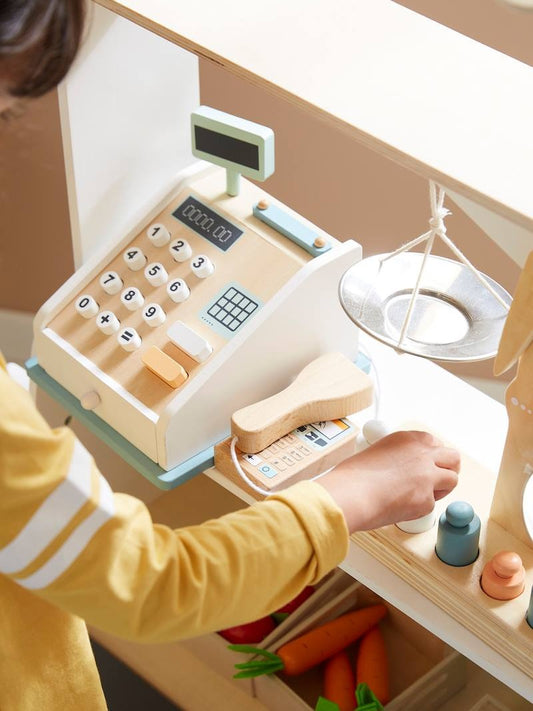 Cash Register & Accessories, in Wood - Wood FSC® Certified