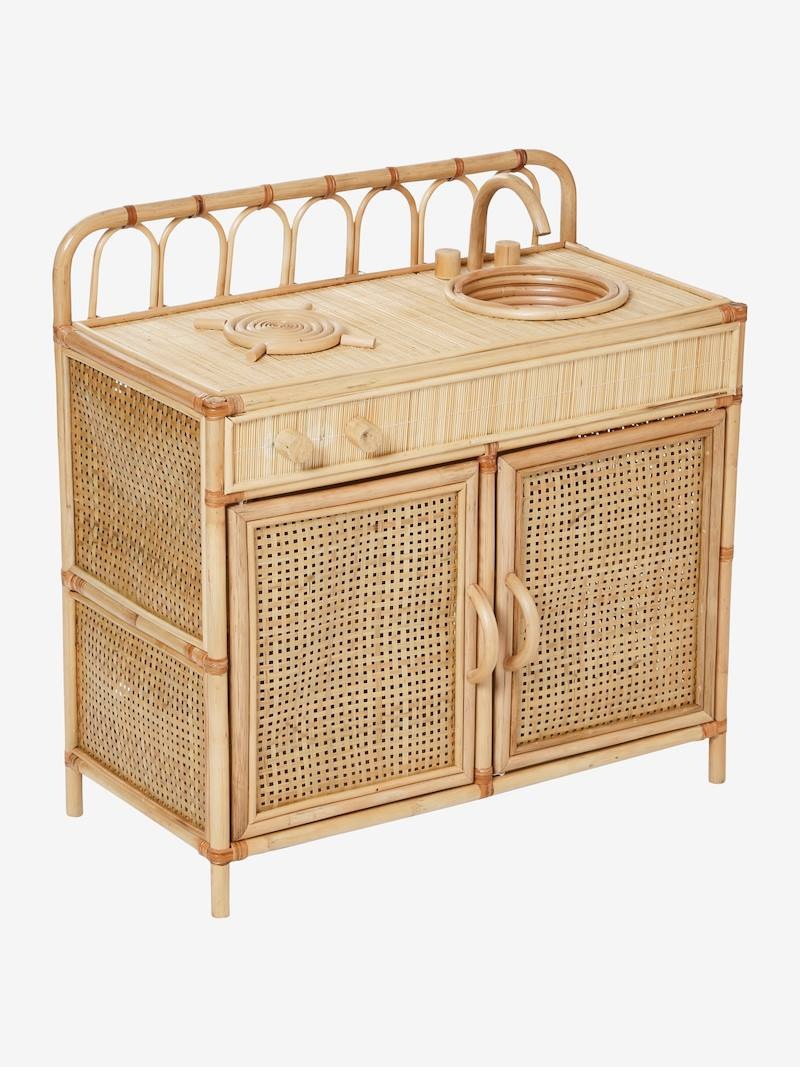 Rattan and herbarium kitchenette - natural