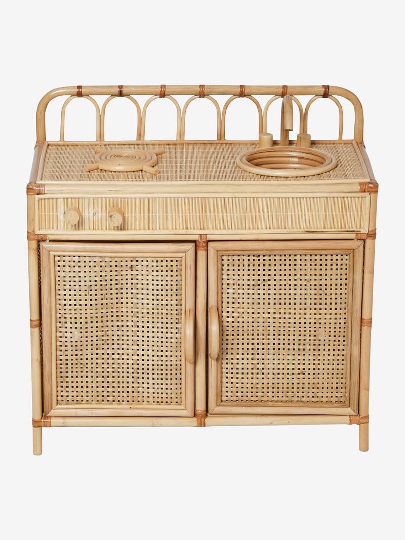 Rattan and herbarium kitchenette - natural