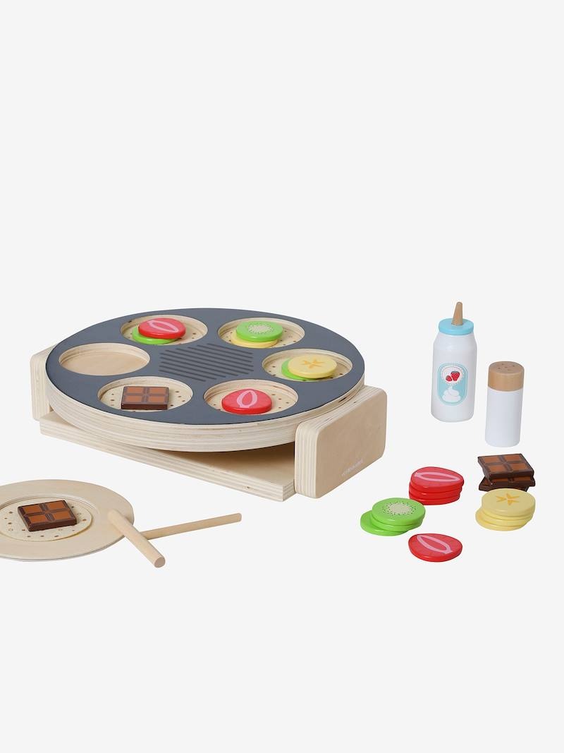 Pancake Party Set in FSC® Wood - grey dark solid