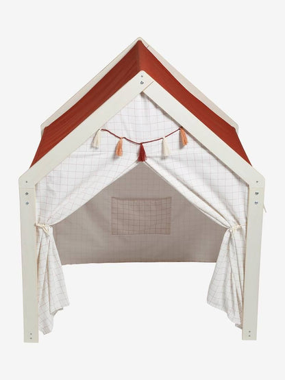 FSC® wood and fabric house tent - ecru